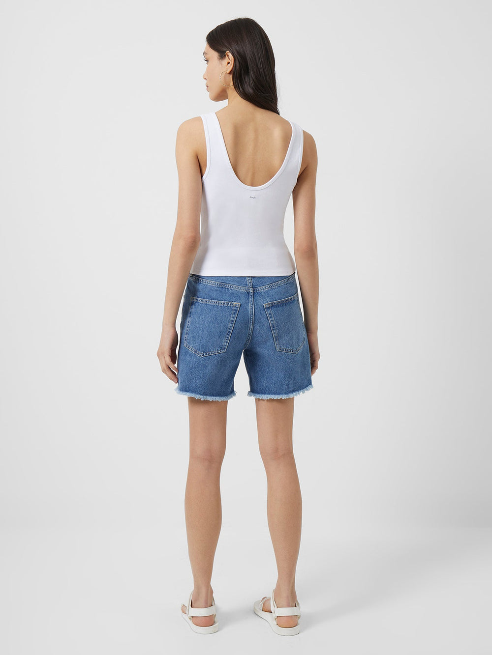 La Glace Ribbed Vest Top | French Connection UK