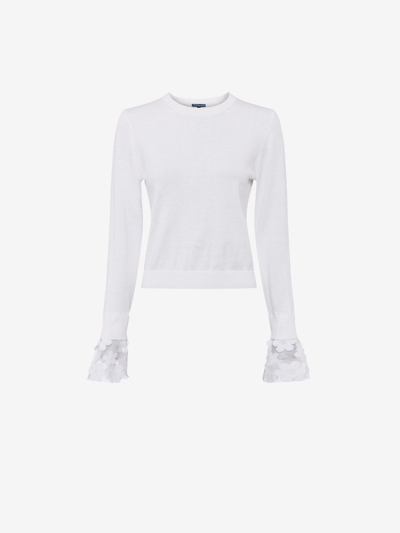 Mara Lace Mix Jumper | French Connection UK