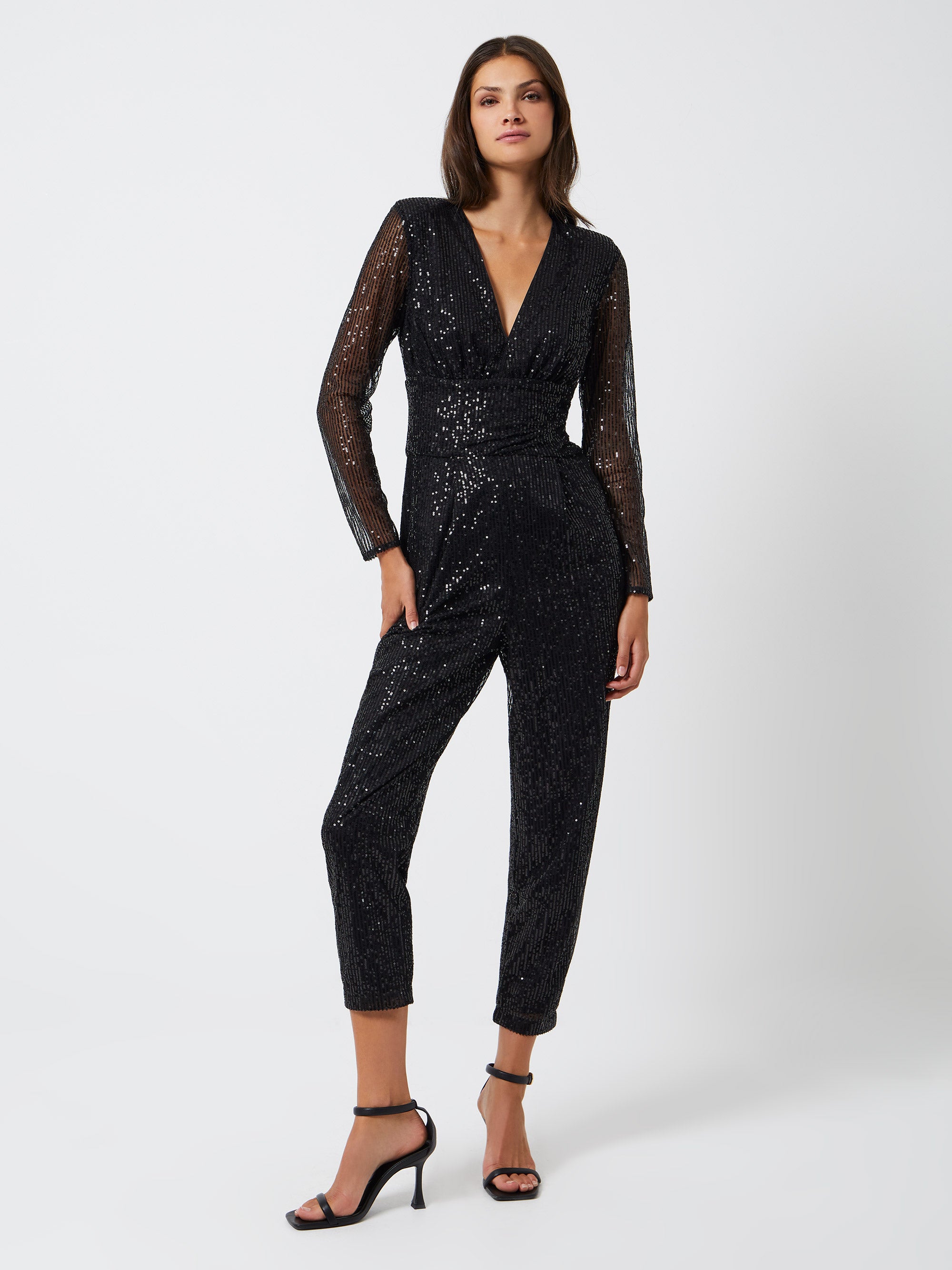 French Connection - Dilara Embellished Jumpsuit | French Connection |  Jumpsuits & Playsuits | 10 - Black - Size: 10