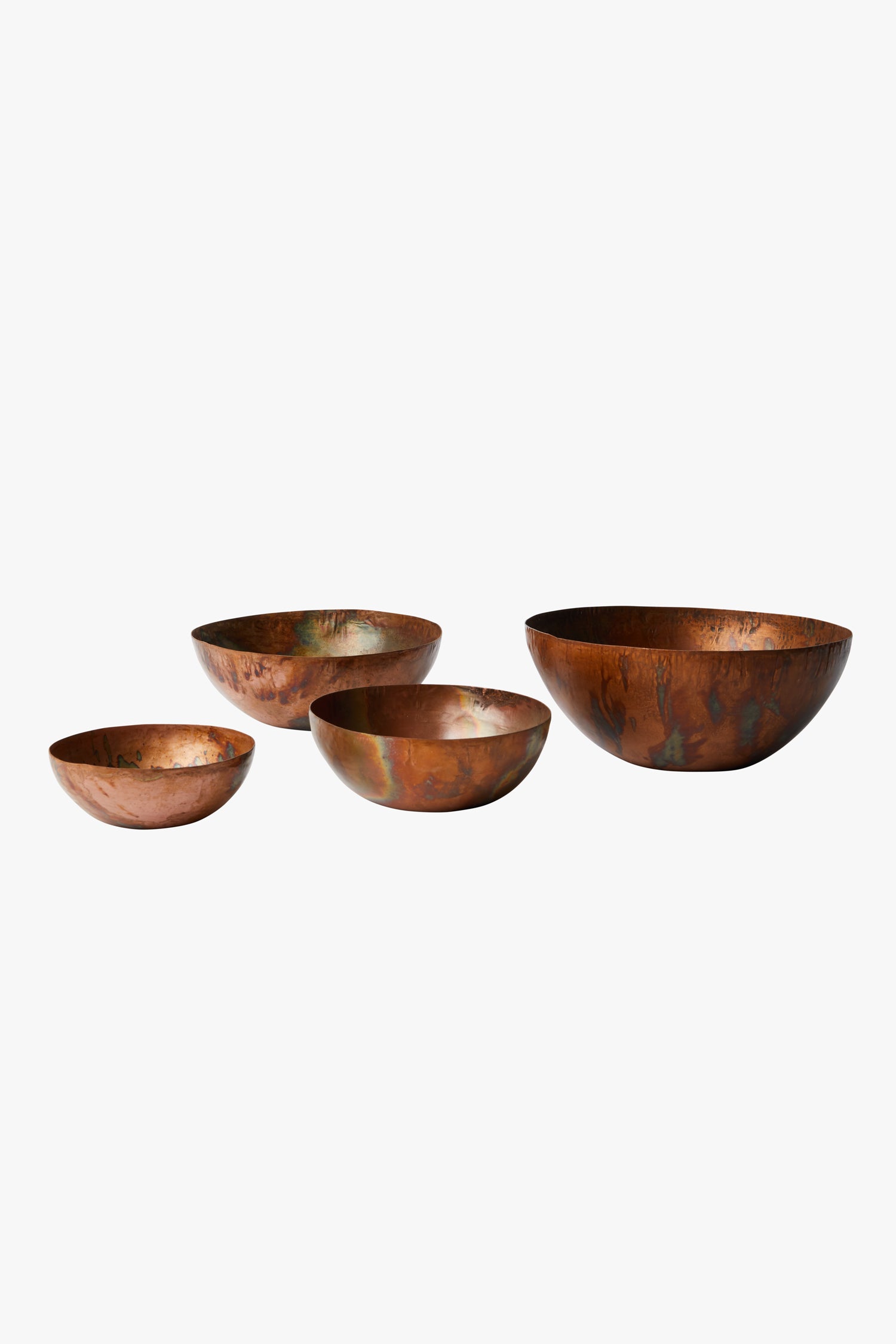 French Connection - Molten Copper Set Of 4 Bowls | French Connection |  Decorative Bowls | One size - Bronze - Size: OS
