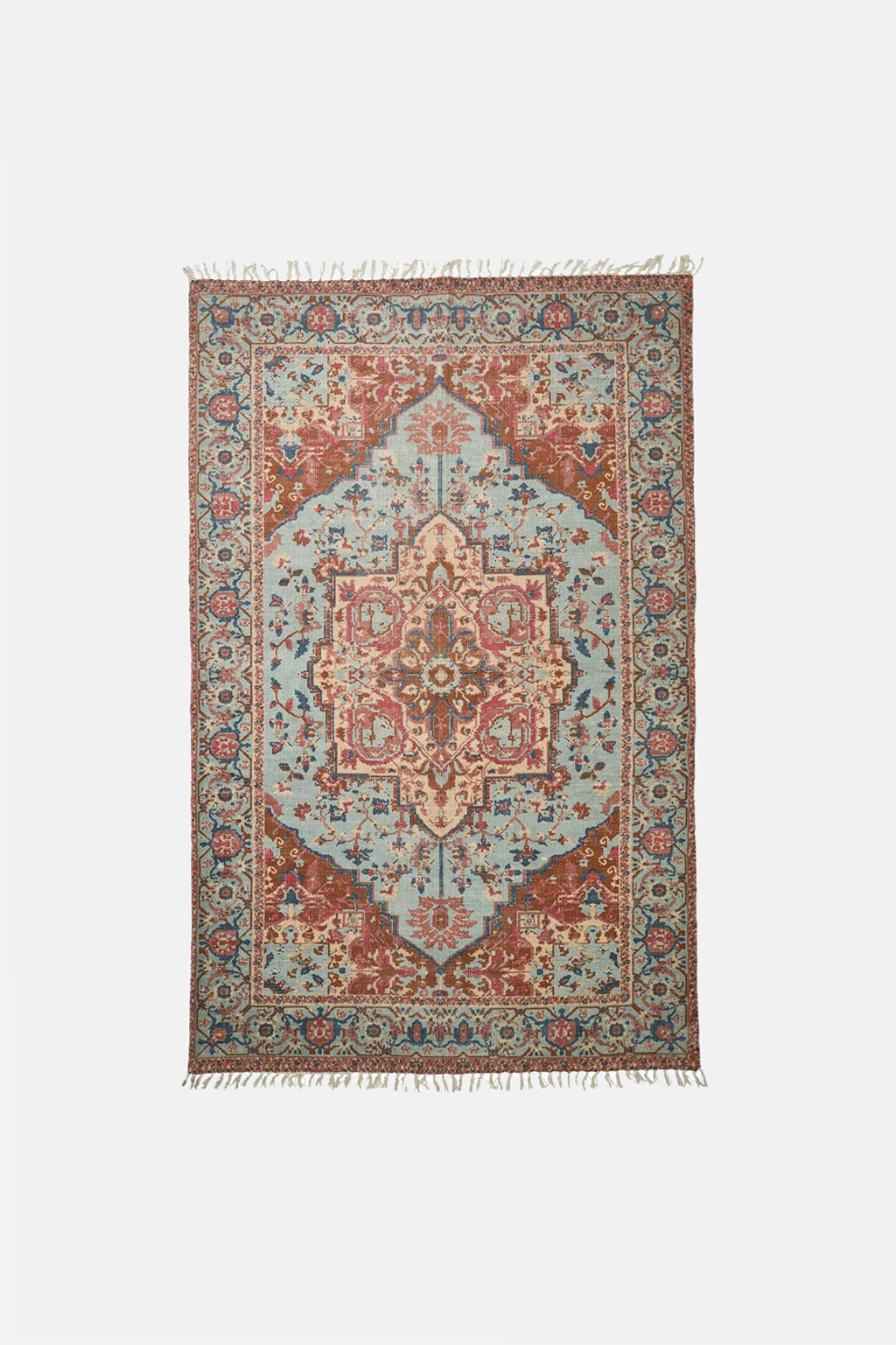 French Connection - Katrina Woven Printed Rug | French Connection |  Rugs | One size - Red/ Grey - Size: OS