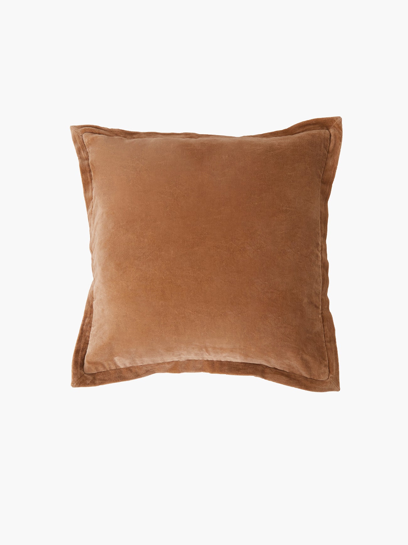 French Connection - Washed Velvet Cushion | French Connection |  Chair & Sofa Cushions | One size - Brown - Size: OS