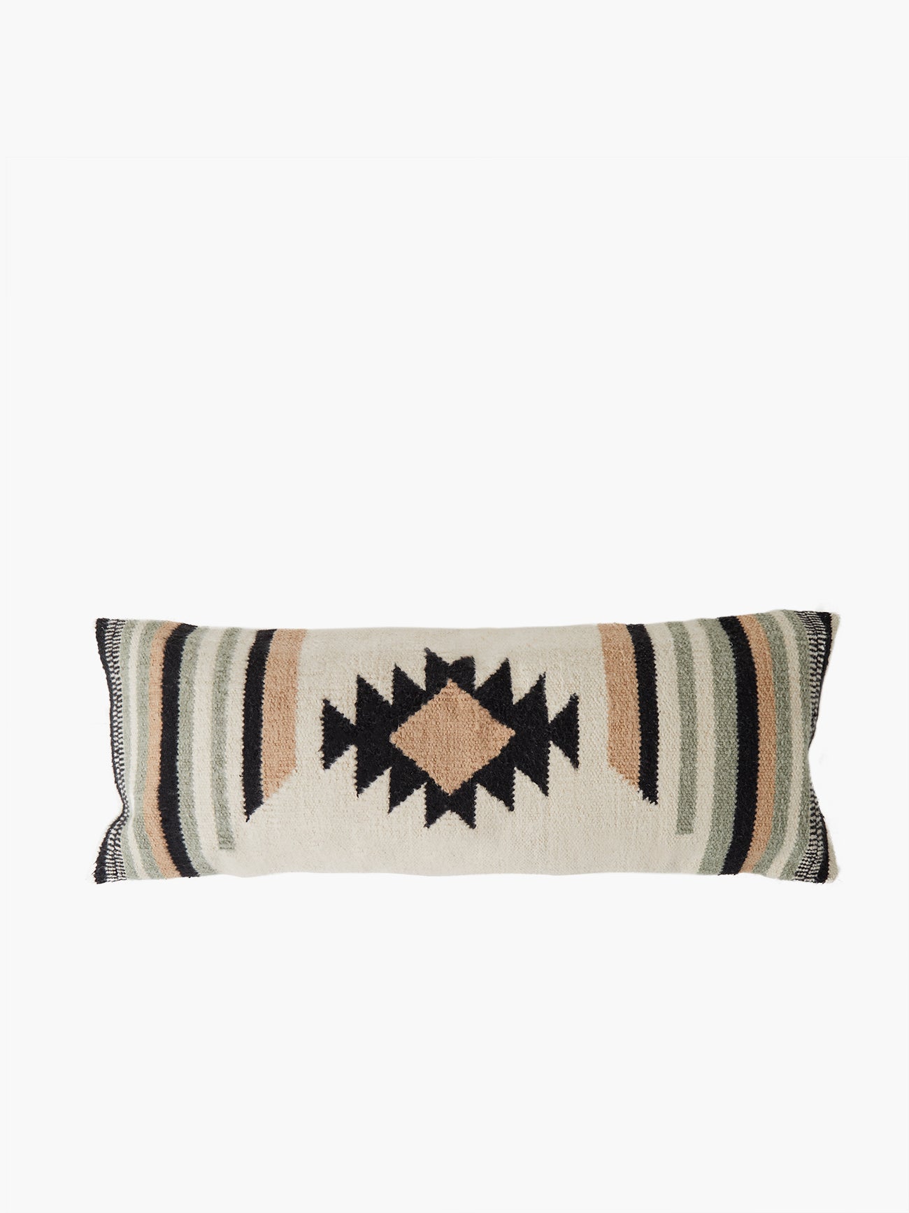 French Connection - Pastel Tribal Bolster Cushion | French Connection |  Chair & Sofa Cushions | One size - White/ Black - Size: OS