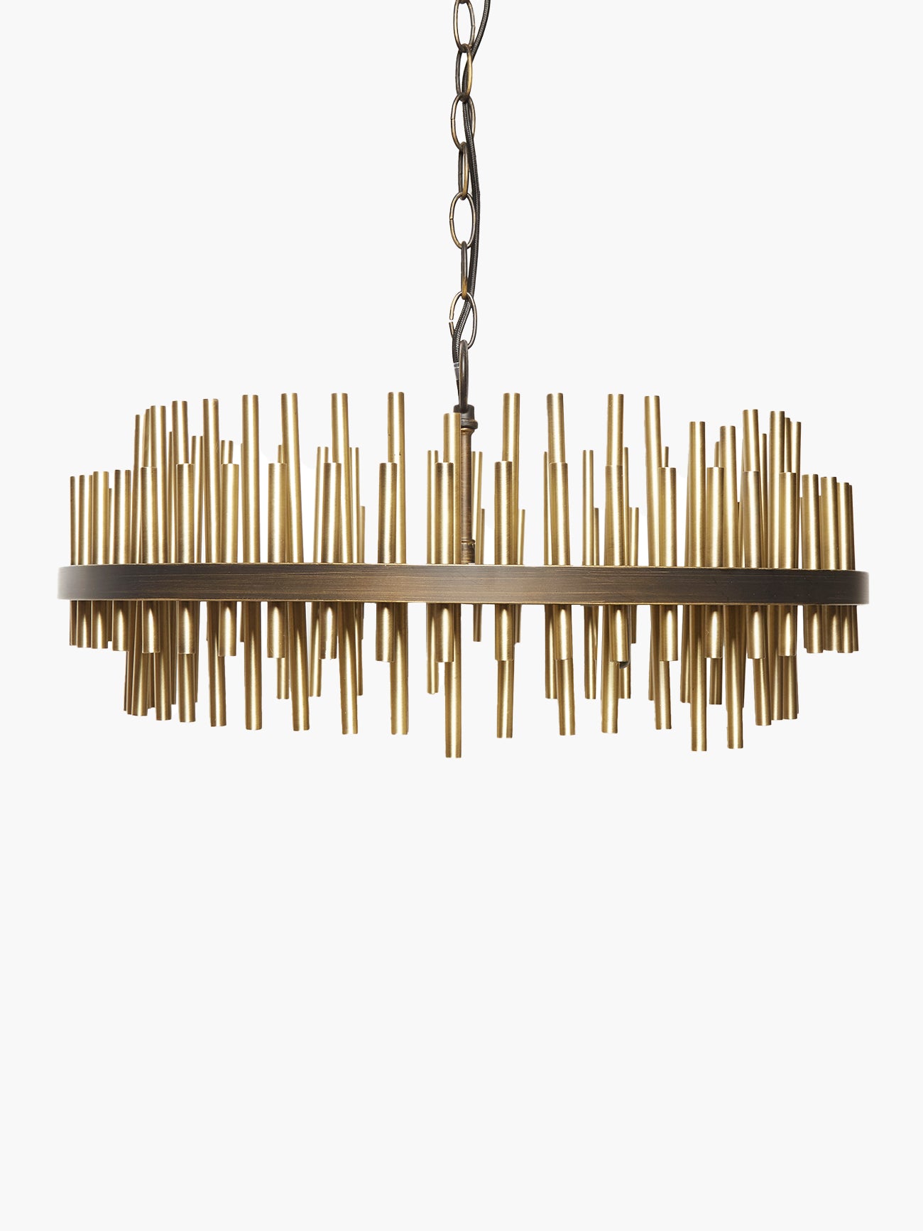 French Connection - Gold Pipe Ceiling Light | French Connection |  Ceiling Light Fixtures | One size - Bronze - Size: OS