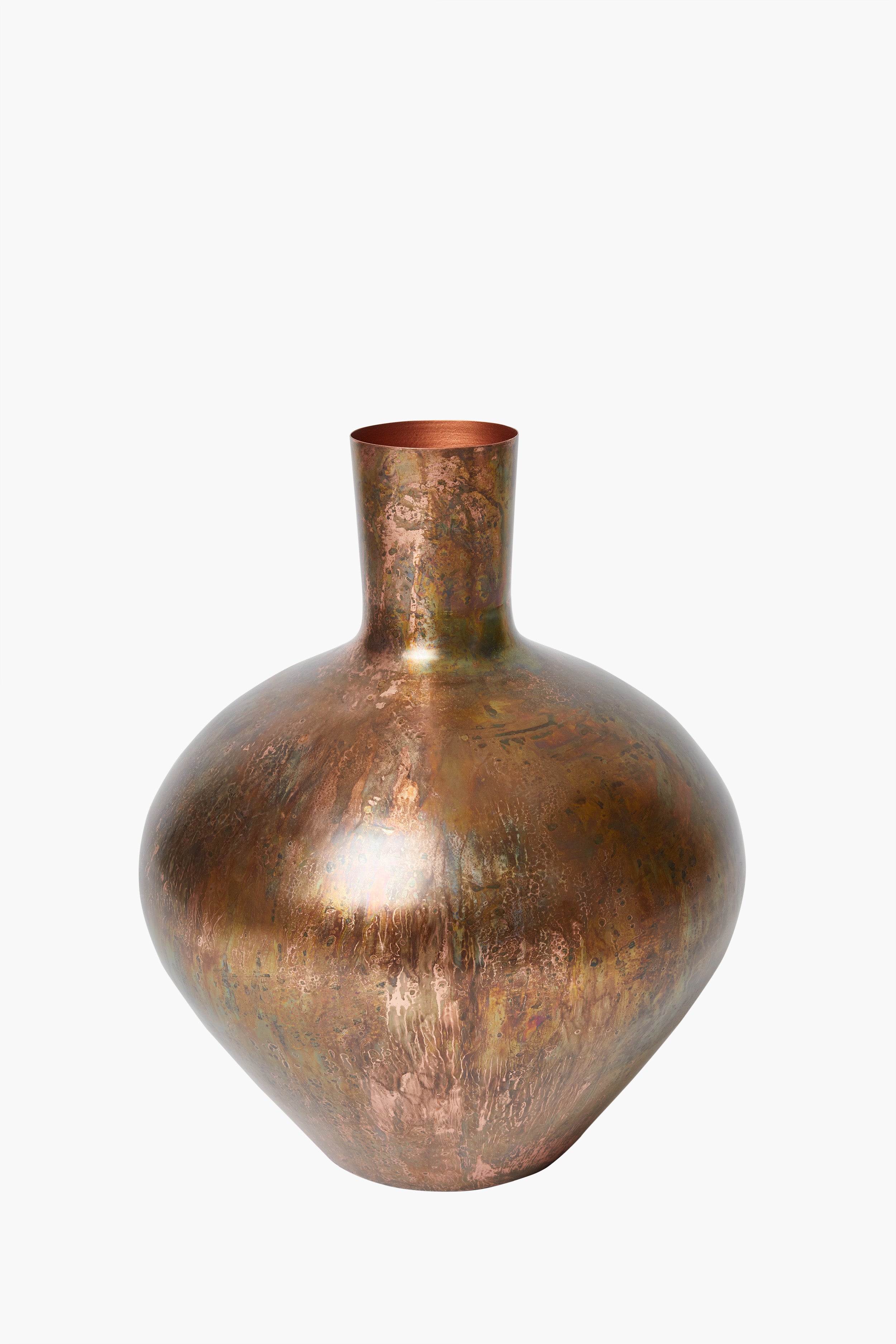 French Connection - Molten Copper Vase | French Connection |  Vases | One size - Bronze - Size: OS