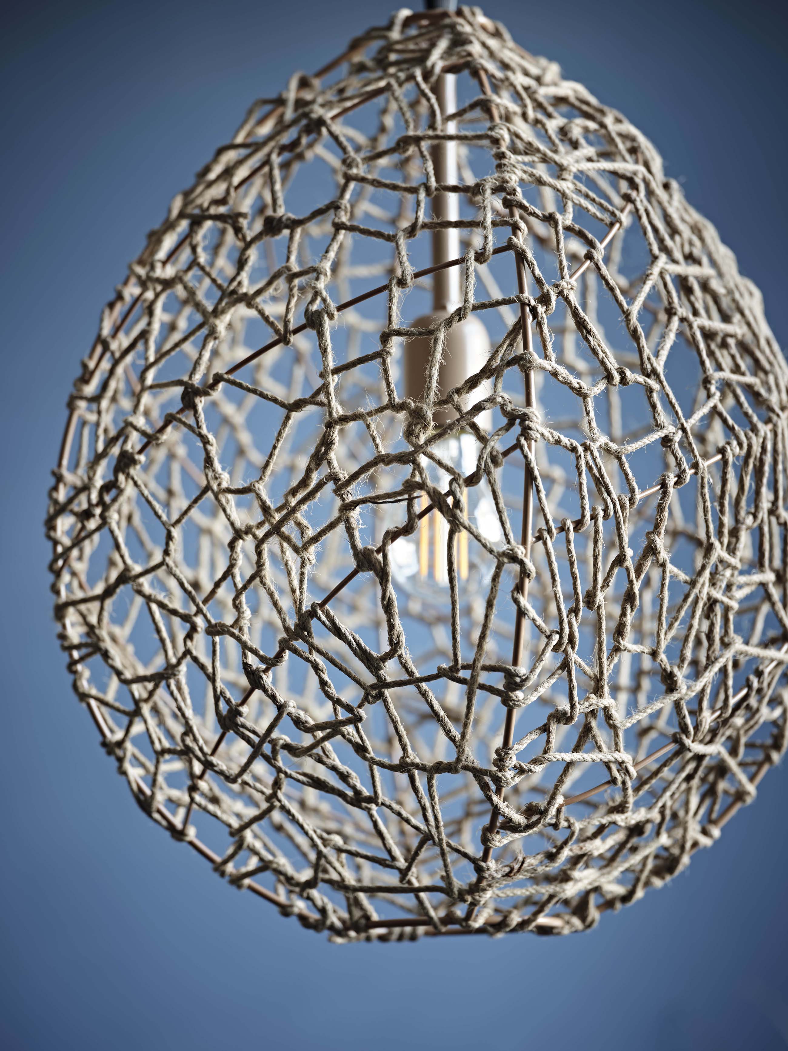 Teardrop Woven Ceiling Light