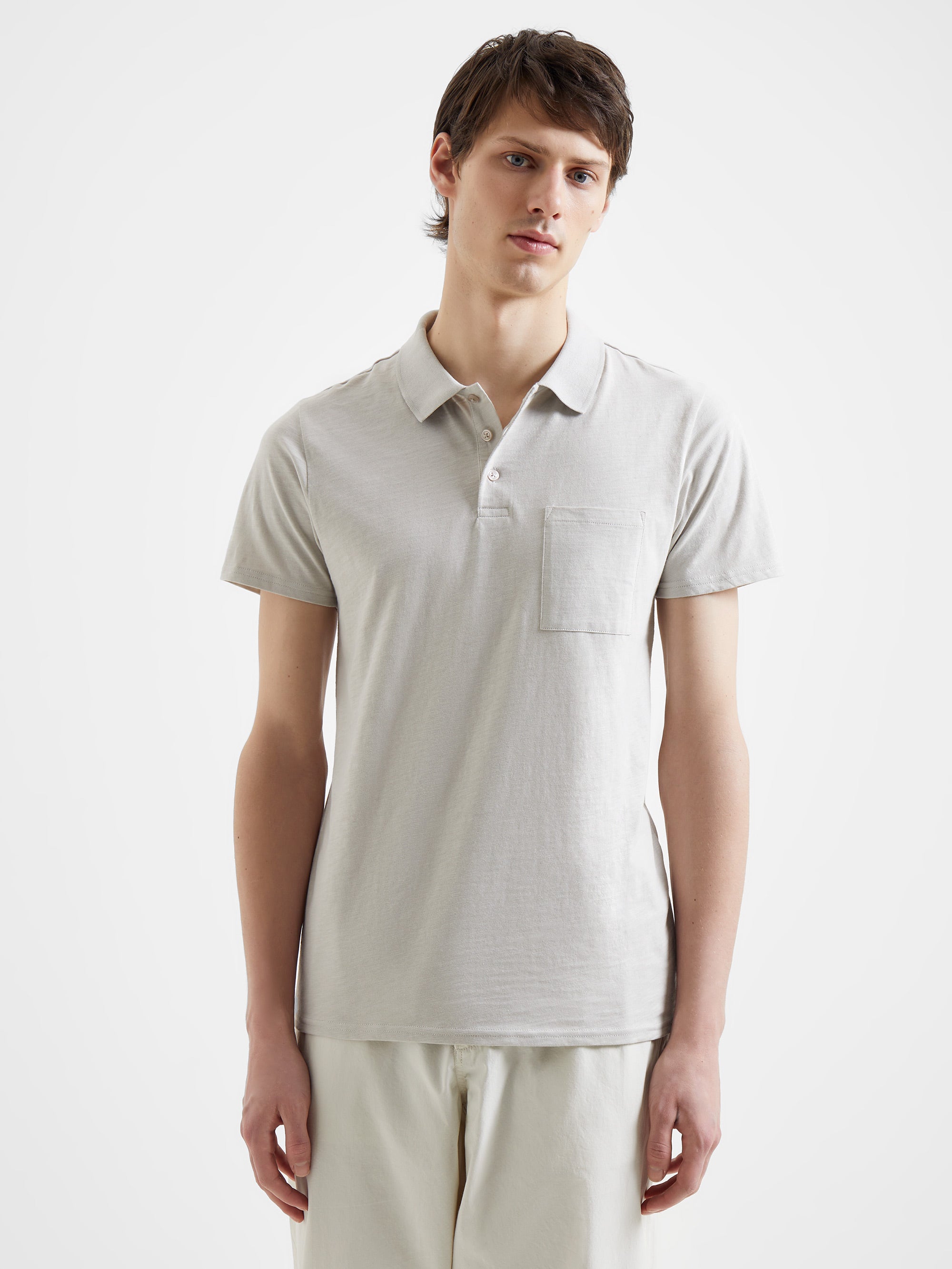 Slub Pocket Polo Shirt