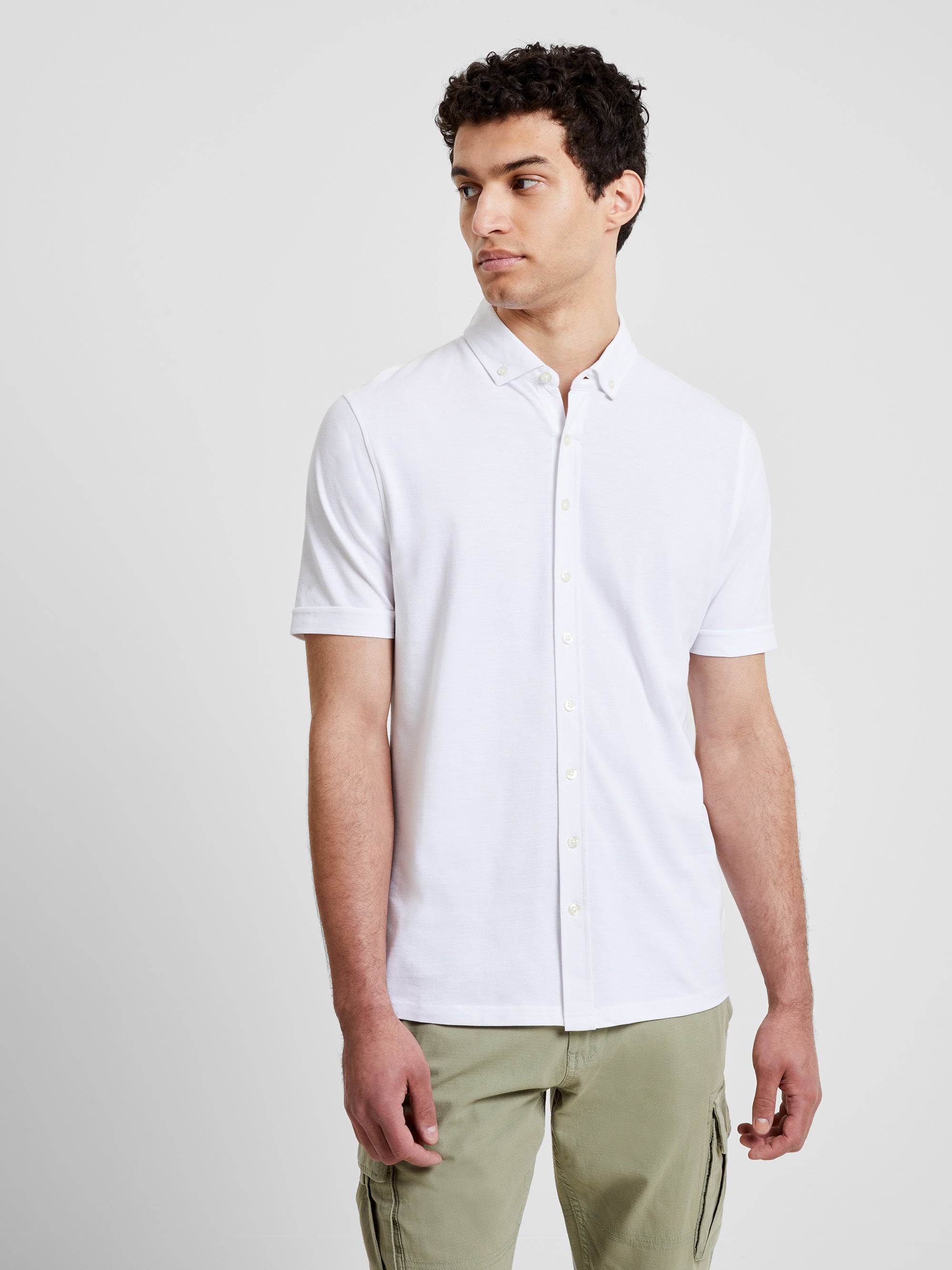 Pique Oxford Shirt