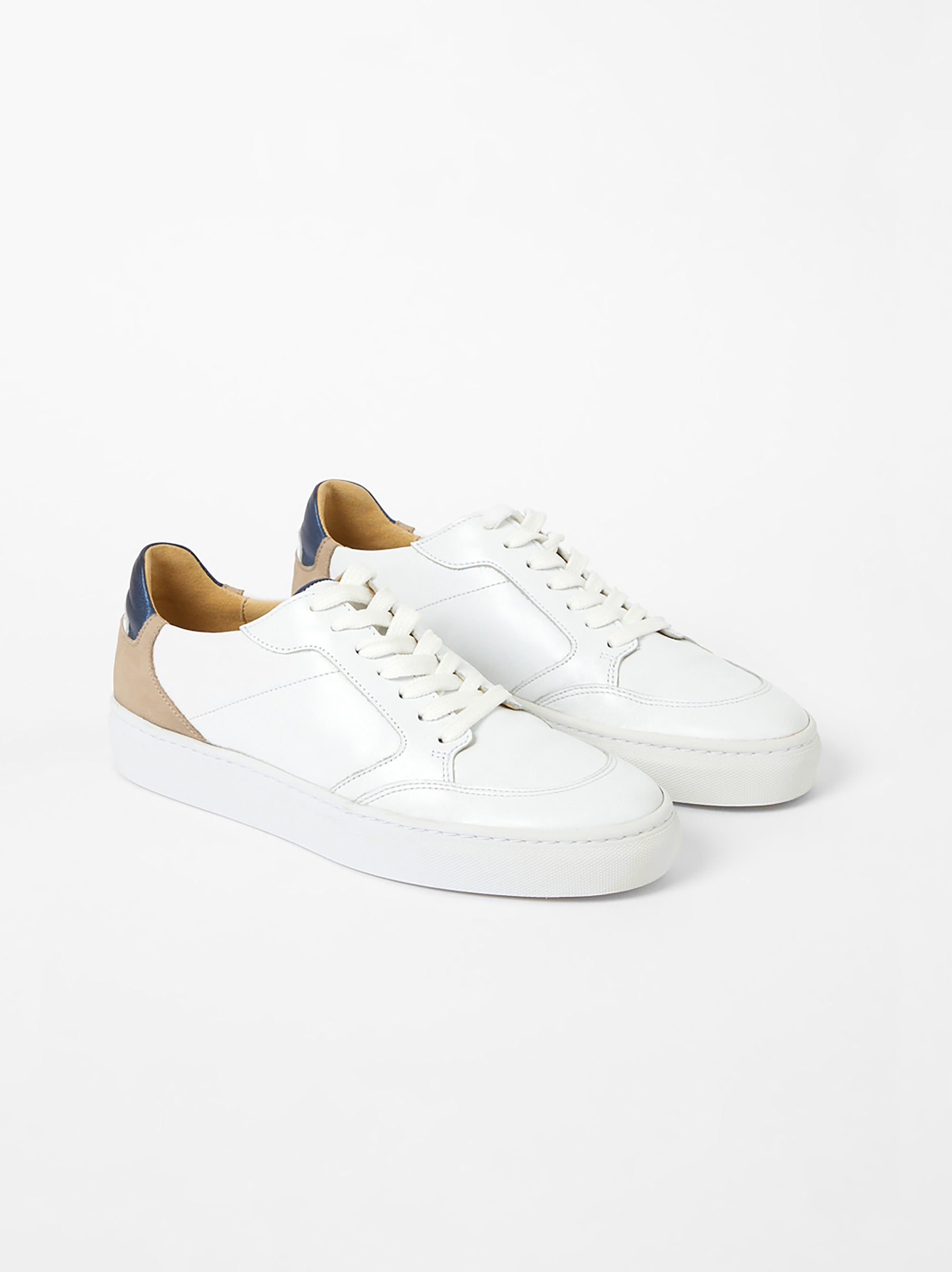 s+w x larsa sneakers white/blues