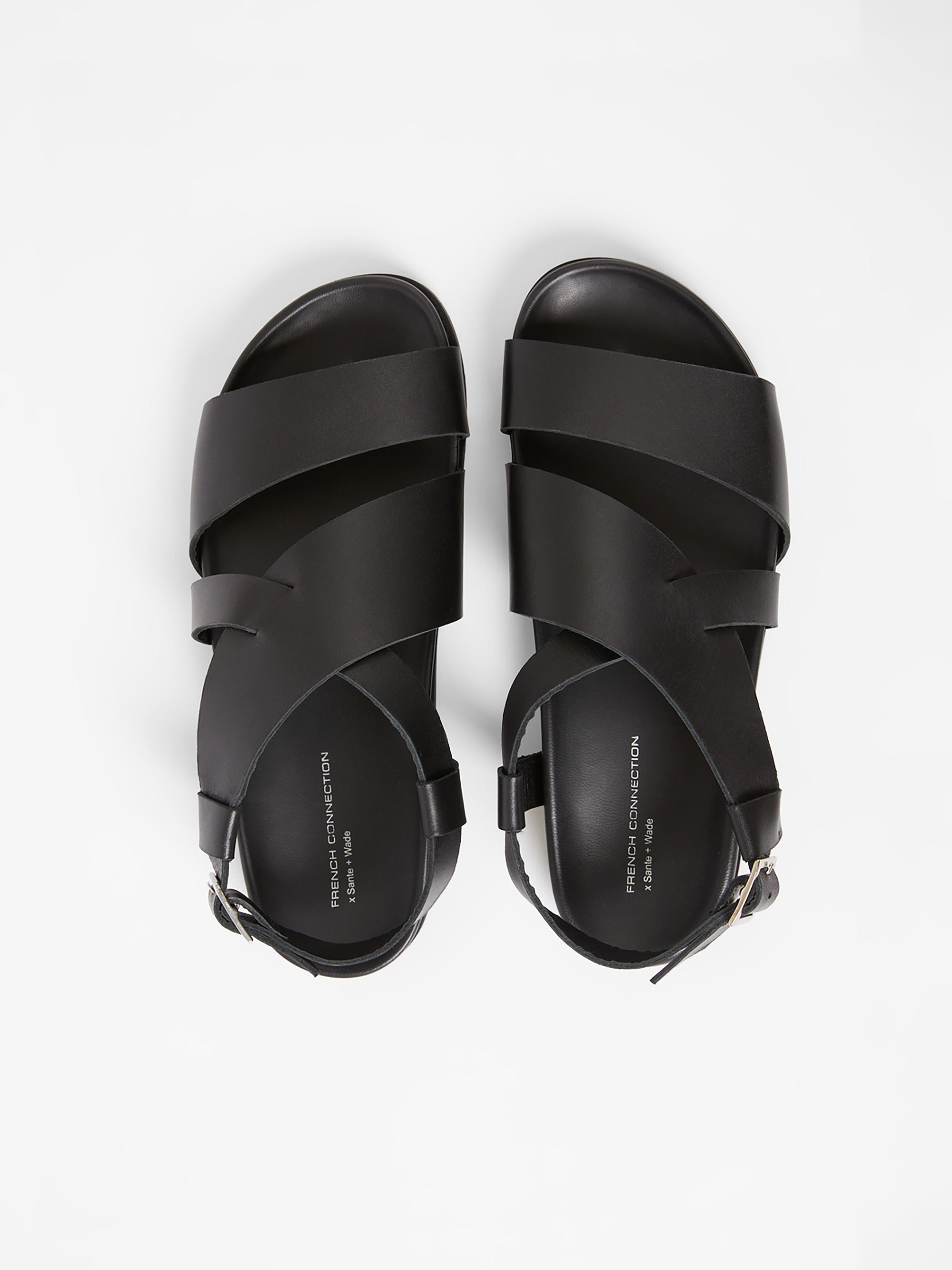 S+W x Branca Asymmetric Footbed Sandals