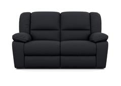 Harmony 2 Seater with End Recliners Fabric Buckskin Midnight