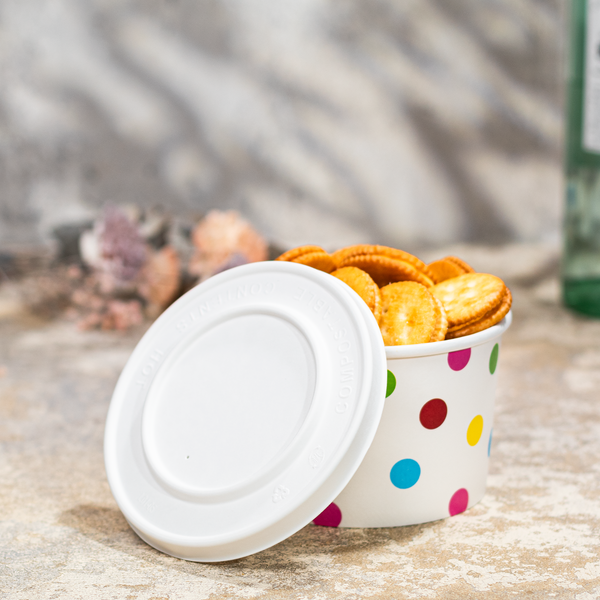 Small Compostable Food Containers - Karat Earth 6''x6'' Compostable Ba