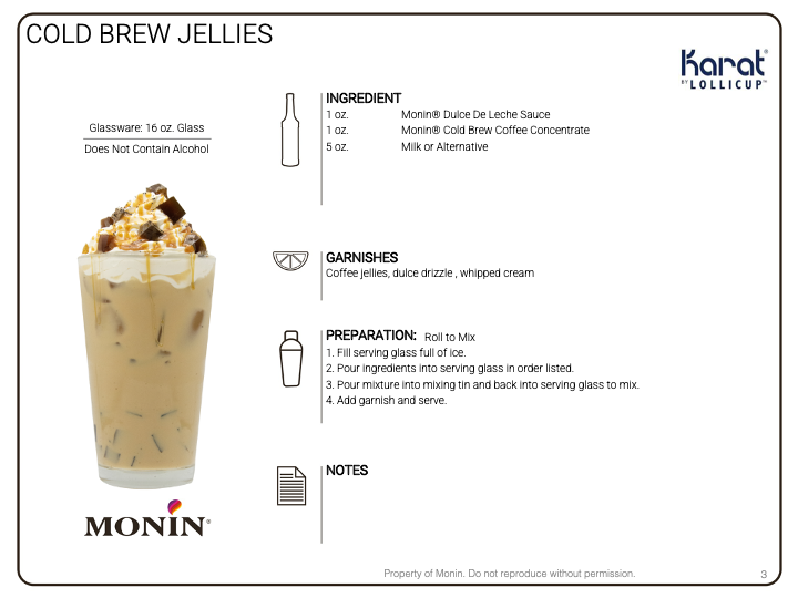 Recipe Card for Cold Brew Jellies