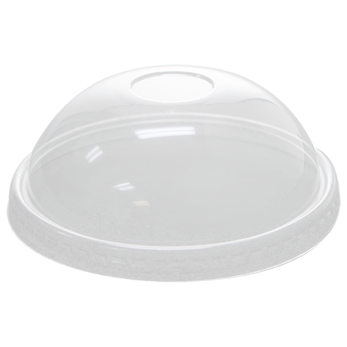 PacknWood 210GKLDZ114, 3-inch Clear PET Dome Lid, 500/CS