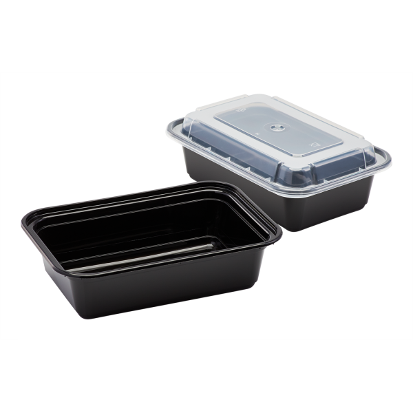 Carry Boss RSL-938 Black Polypropylene 24 Ounce Rectangular