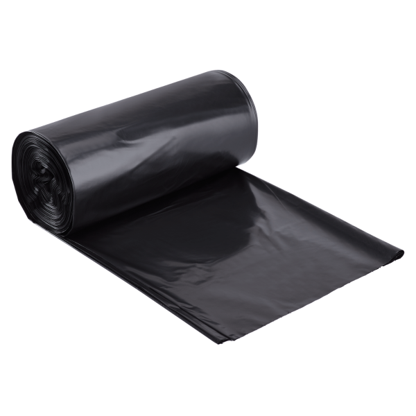 Black Poly Trash Garbage Can Liners 38 x 65 x 6 mil 50/CTN