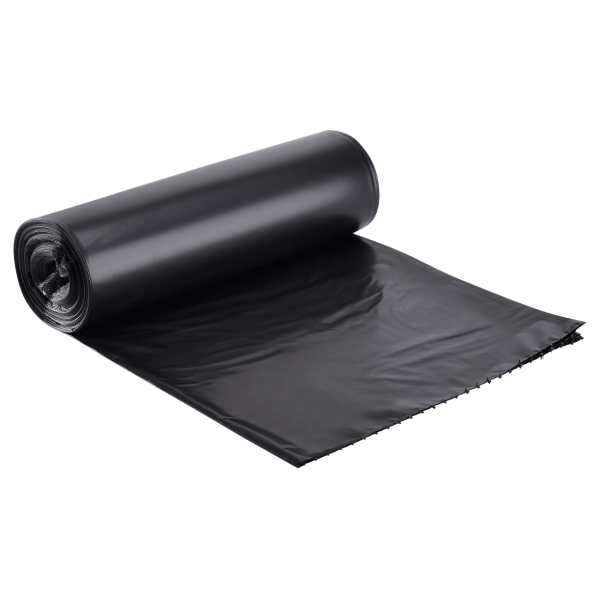 Black 50 x 48 3 mil 55 Gallon Contractor Trash Bags