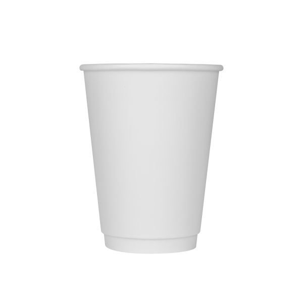 Paper Cups for Vending- White 12 oz 80mm x 124mm