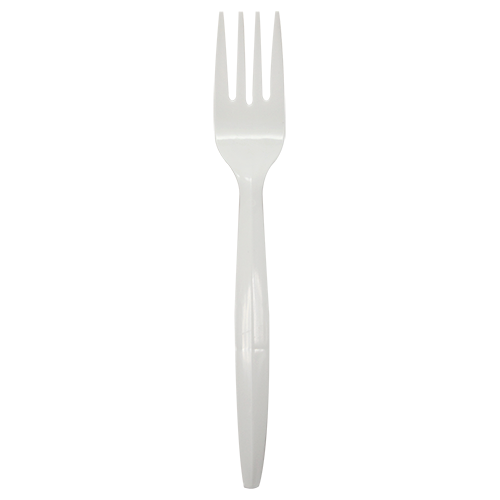 48 Wholesale 48 Count Clear Fork Heavy Duty Cutlery