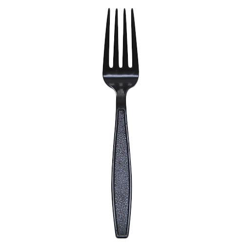 Visions Individually Wrapped Clear Heavy Weight Plastic Fork - 1000/Case