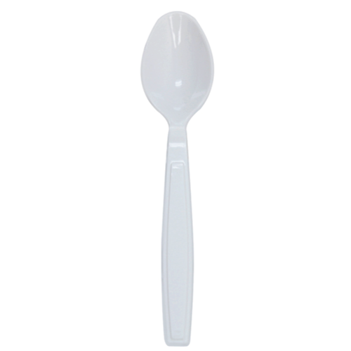 Karat PP Plastic Premium Extra Heavy Weight Tea Spoons - White - 1,000 ct