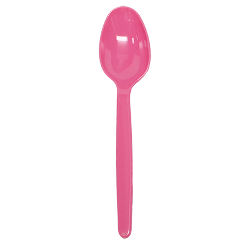 Wholesale Plastic Heavy Weight Tea Spoons - Rainbow - 1,000 ct 