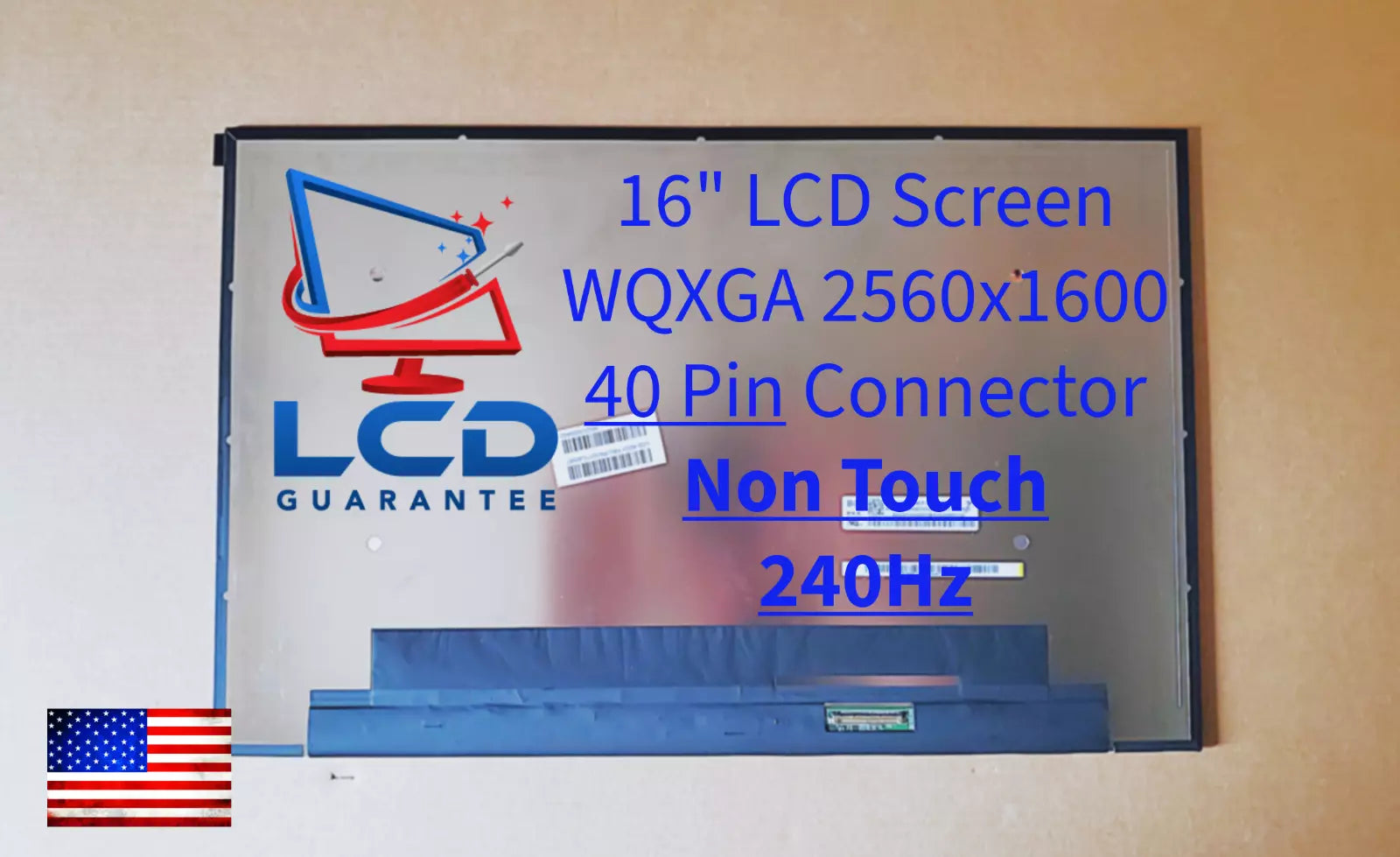 Lenovo Legion Pro 7 16IRX8H 82WQ002QUS 16" WQXGA Non-Touch LCD Laptop Screen