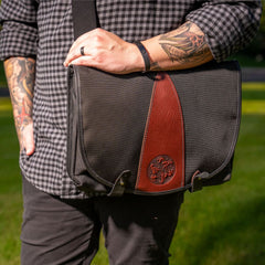 Slimline Messenger Bag, Celtic Hounds, Oberon Design