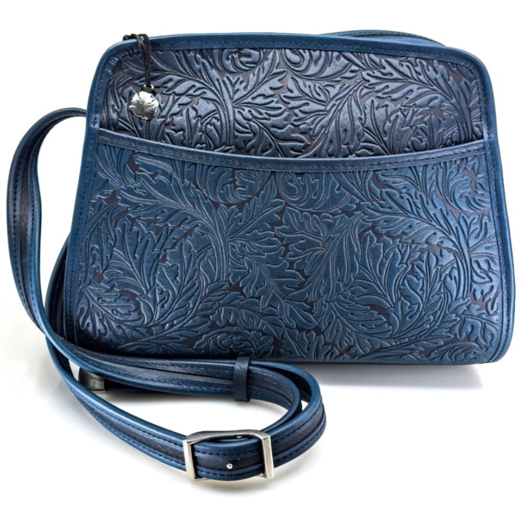 Leather Crossbody Bag Tree of Life Design Colour 