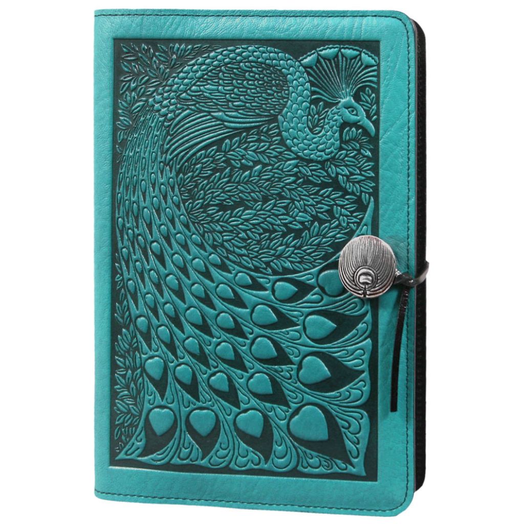 Oberon Design Leather Refillable Journal Cover, Raven