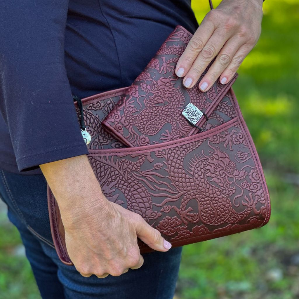 Zipper Pouch, Turquoise - Oberon Design