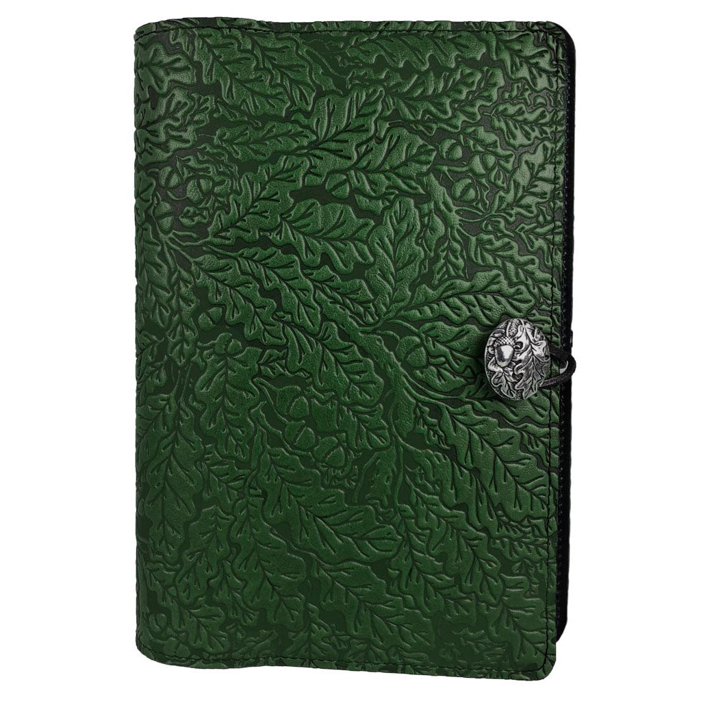 Leather Journal with Button Closure - Tree of Life