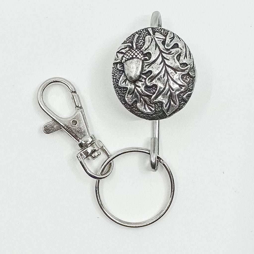 Oberon Design Hand Crafted Key Ring Purse Hook, Tree of Life