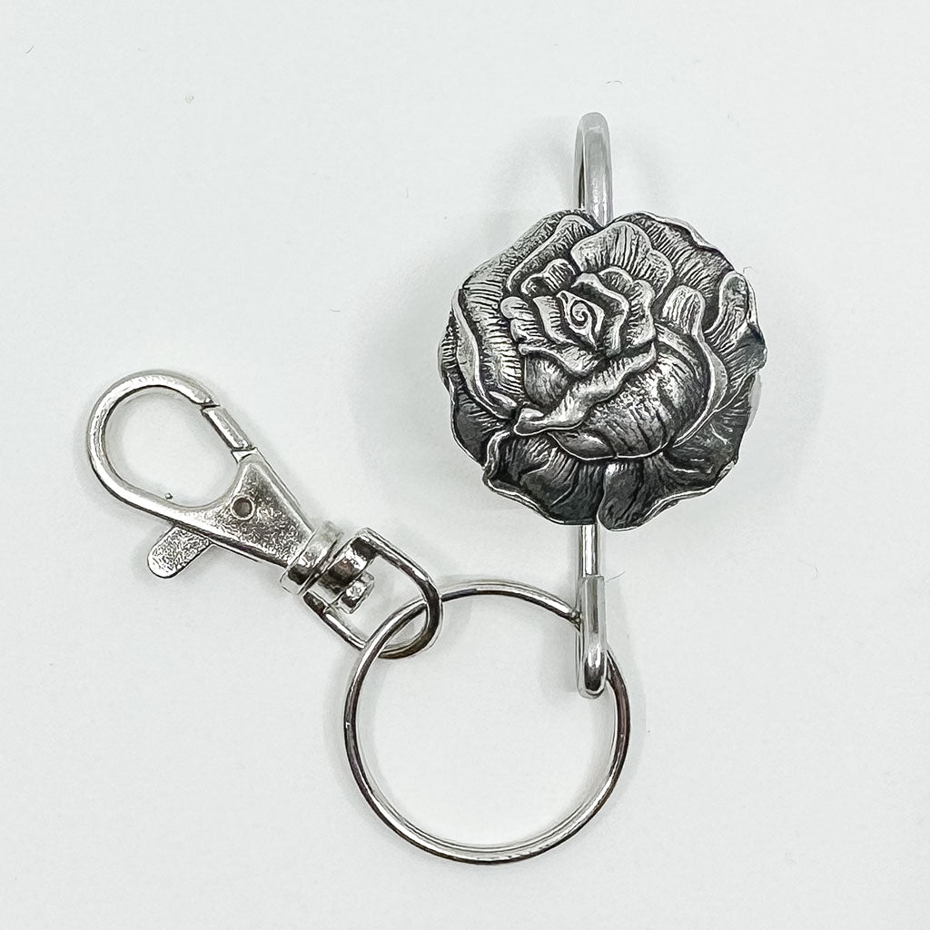 Wildflower Key Ring Purse Hook - Keychain - Accessories & Jewelry - Pewter  Gifts — FairyGlen Store