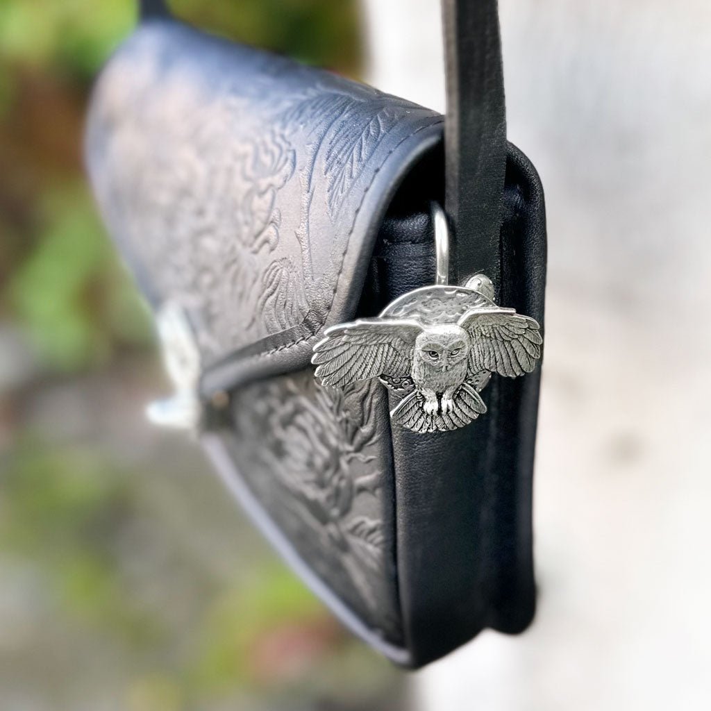 Oberon Design Hand Crafted Key Ring Purse Hook, Filigree Butterfly