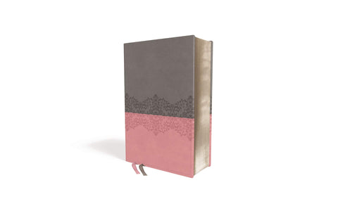 Life Application Study Bible - Pink/Gray