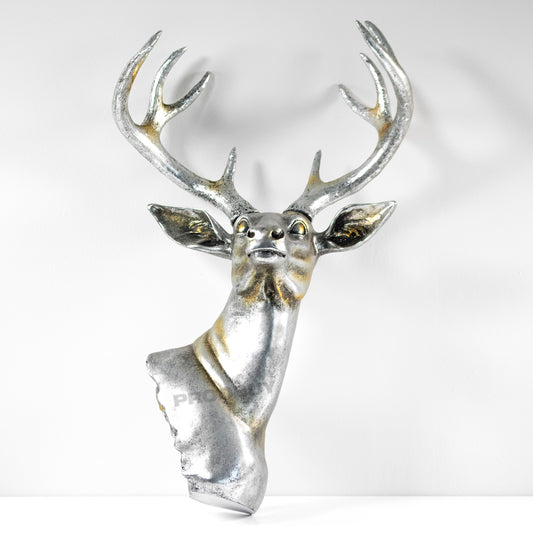 Stag Head Wall Mounted Metal Coat Hook – Robert David Home