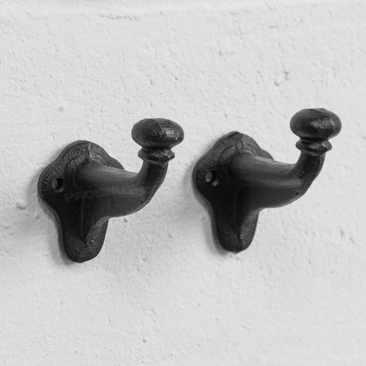 Cast Iron Cats Wall 4 Coat Hooks Rack – Robert David Home