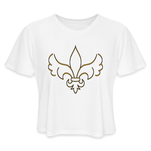Ljiljan sa Krilima | Kratka zenska majica - white