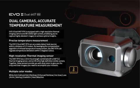 dual camera accurate temperature measurement