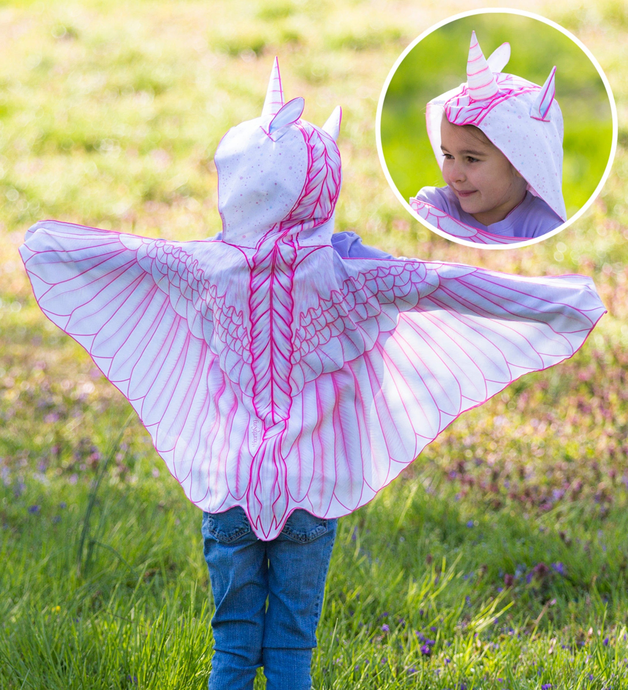 Fabric Unicorn Wings Costume