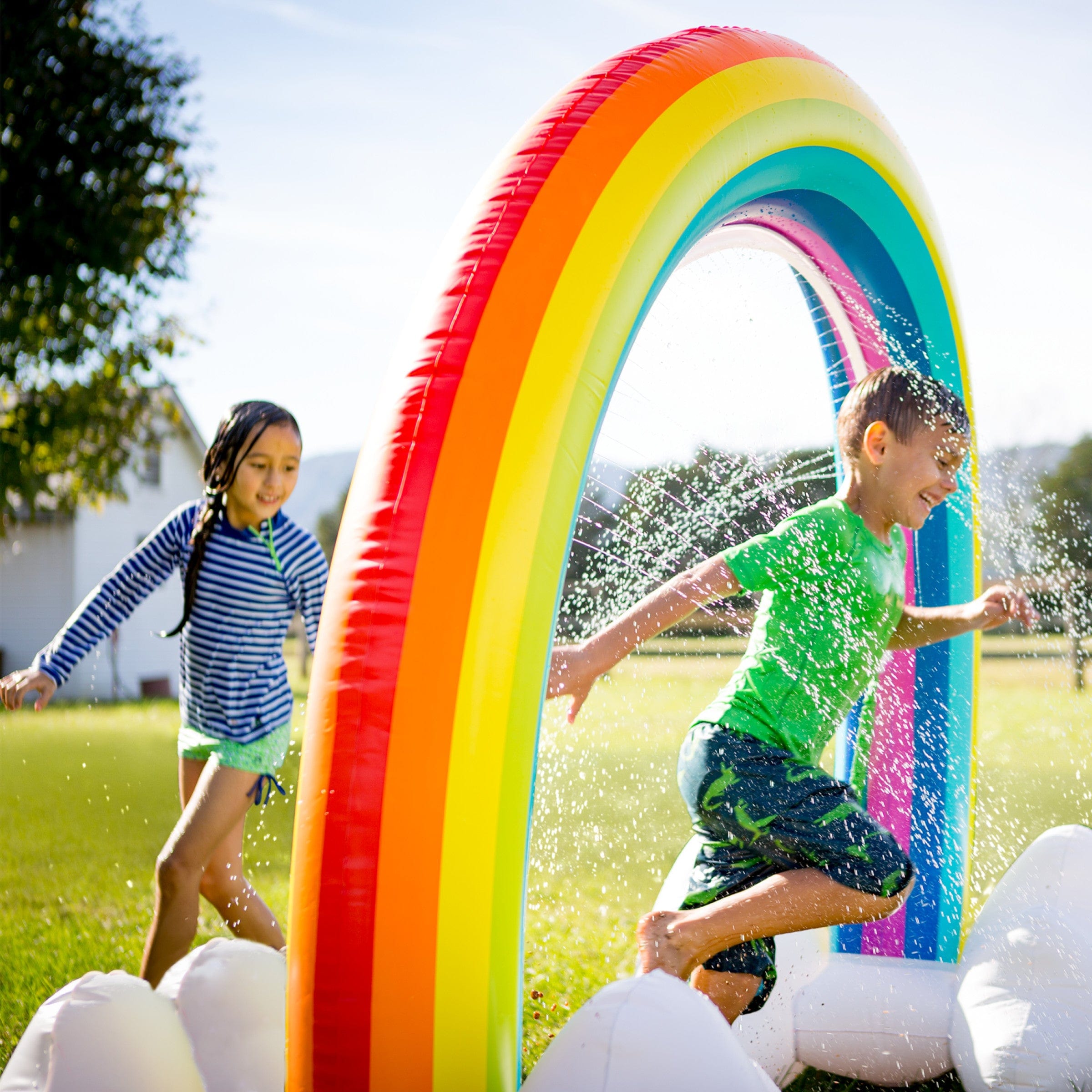 5-Foot Inflatable Rainbow Arch Sprinkler