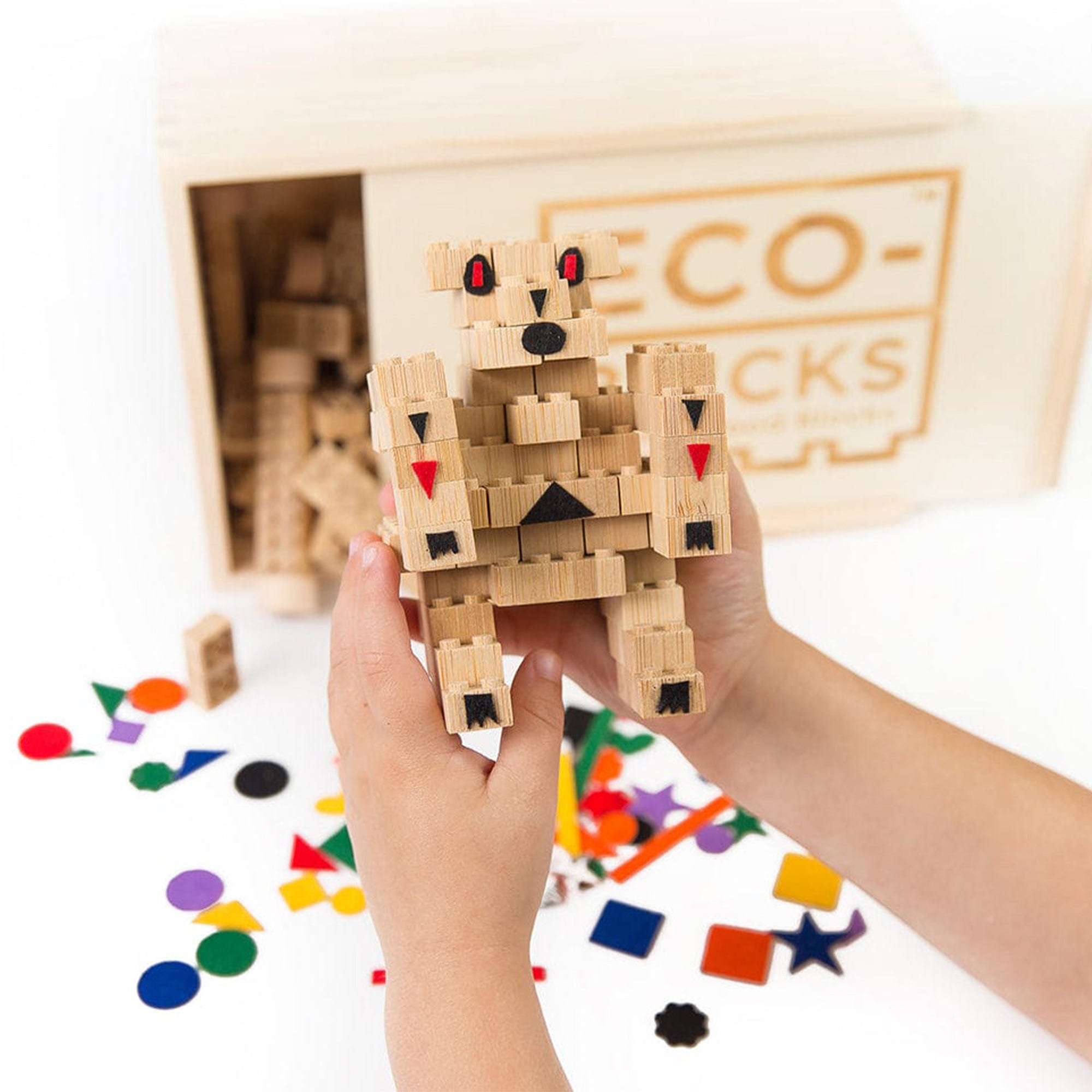 Eco-Bricks Bamboo 145pcs + Felt