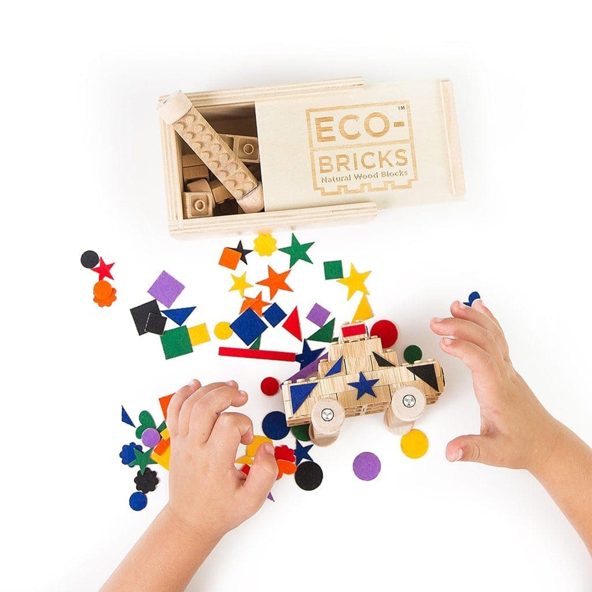 Eco-Bricks Bamboo 24pcs + Felt