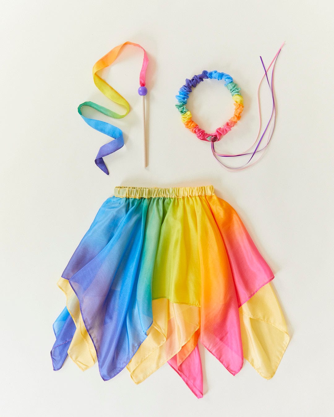Sarahs Silks Rainbow Prince and Princess Dress Up Set