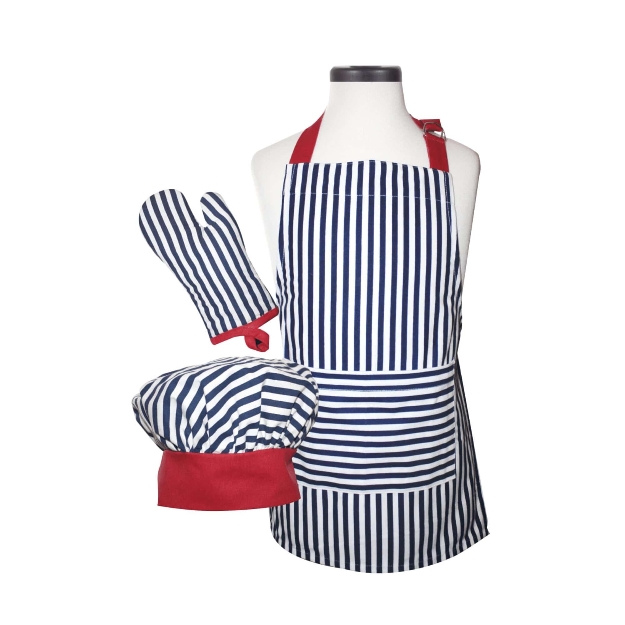 Striped Deluxe Youth Apron Boxed Set