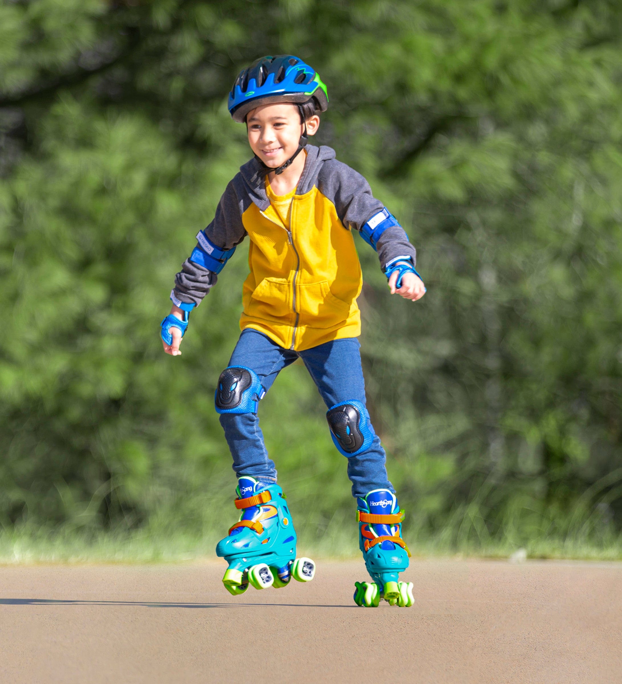 One2Go Adjustable Roller Skates Featuring Shark Wheels Jr.