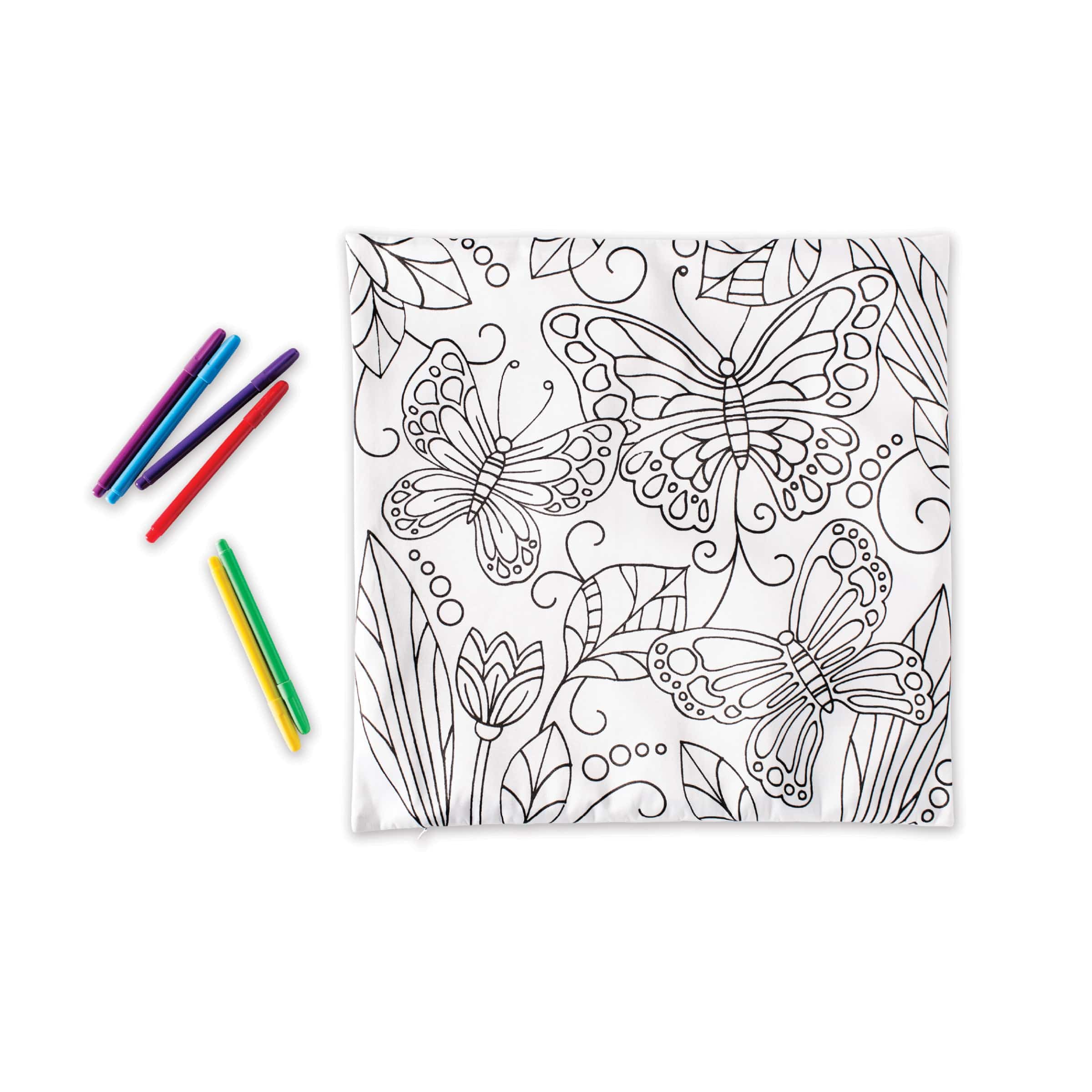 Color Pops Color-Your-Own Pillow Kit