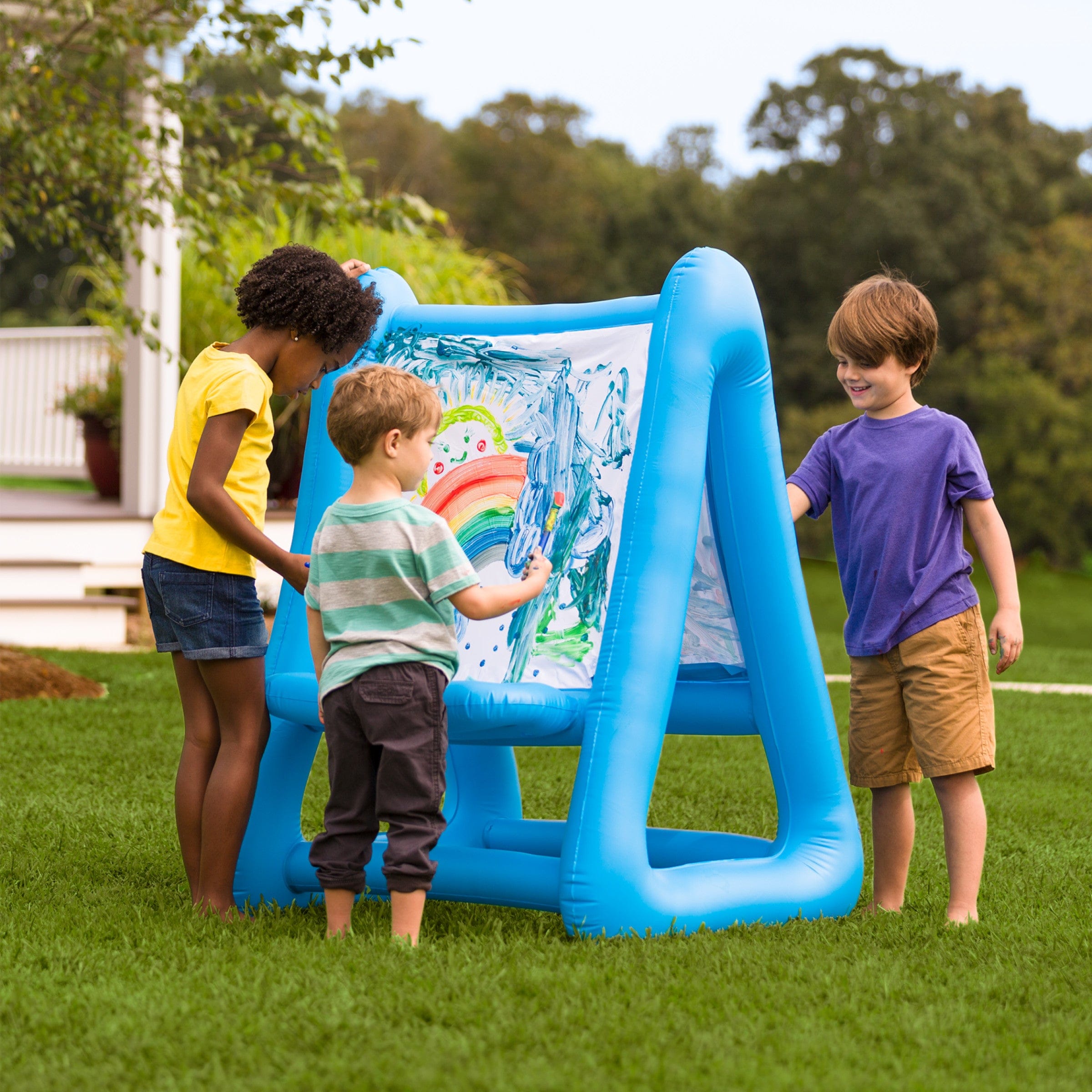 Double-Sided Inflatable Easel