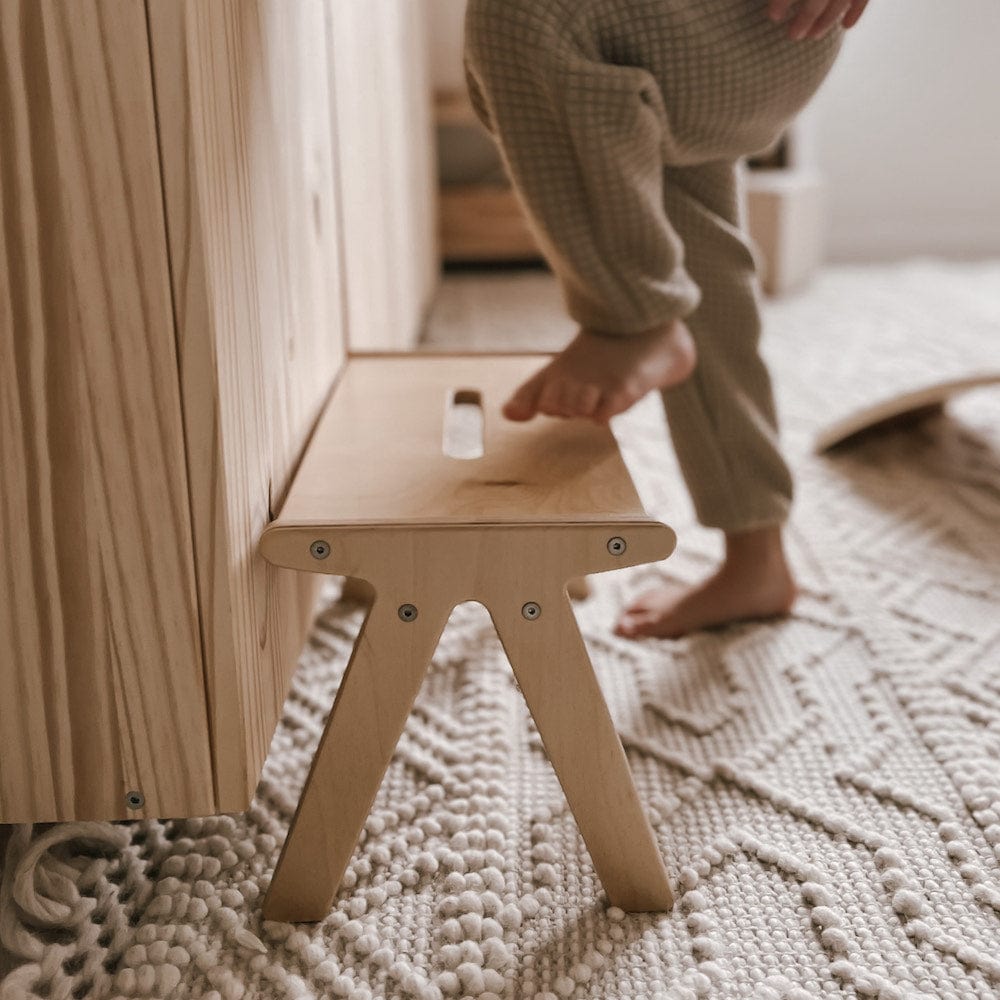 Wooden One Step Stools For Kids